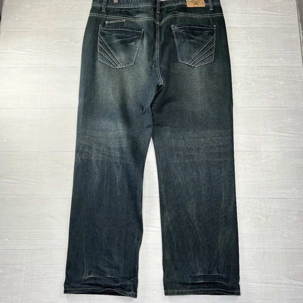 Akademiks Wide Leg Jeans size 42x32. - Picture 11 of 13